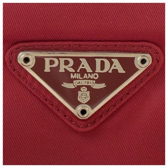 Prada Nylon Tessuto Triangle Logo Tote Bag - Picture 4 of 6